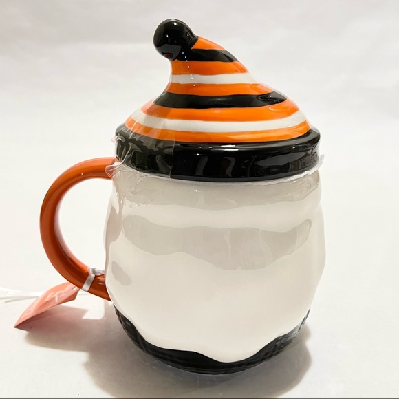 Lang Halloween Gnome Ceramic Mug with Topper - Picture 4 of 12